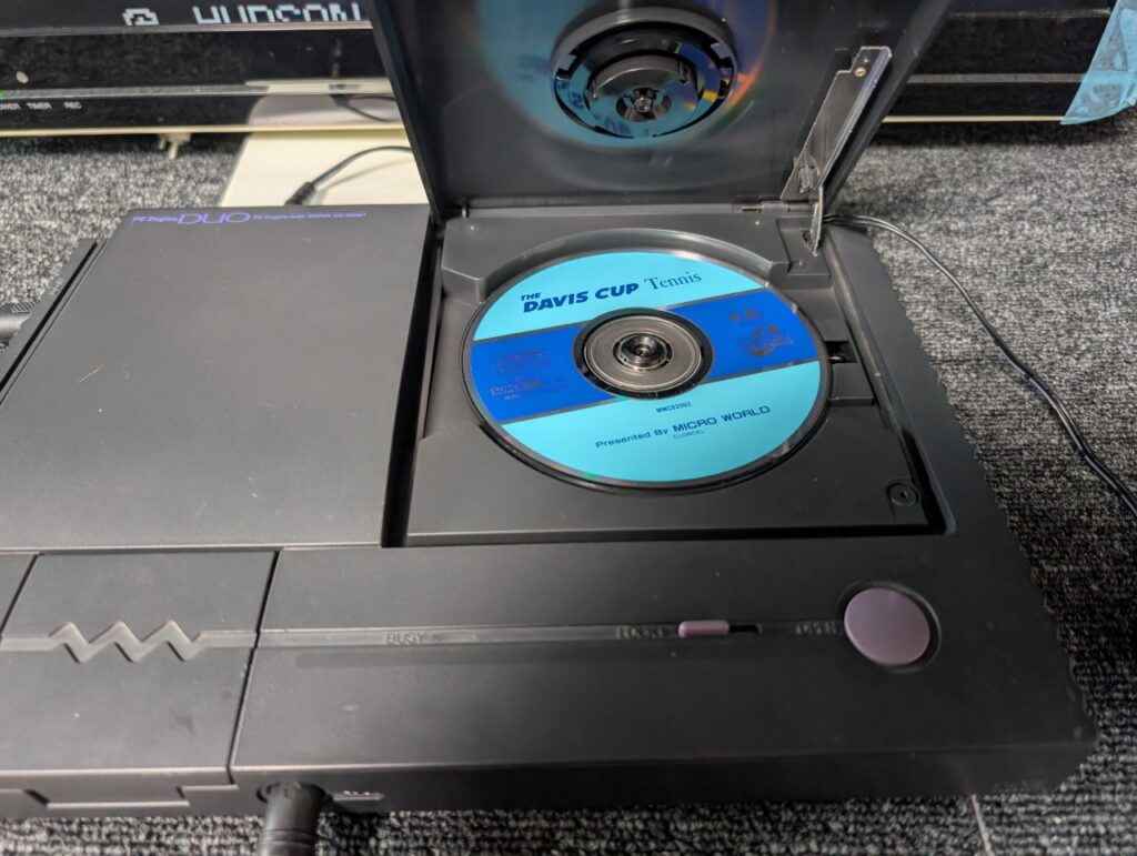 PCエンジンDUOの動作点検時の写真