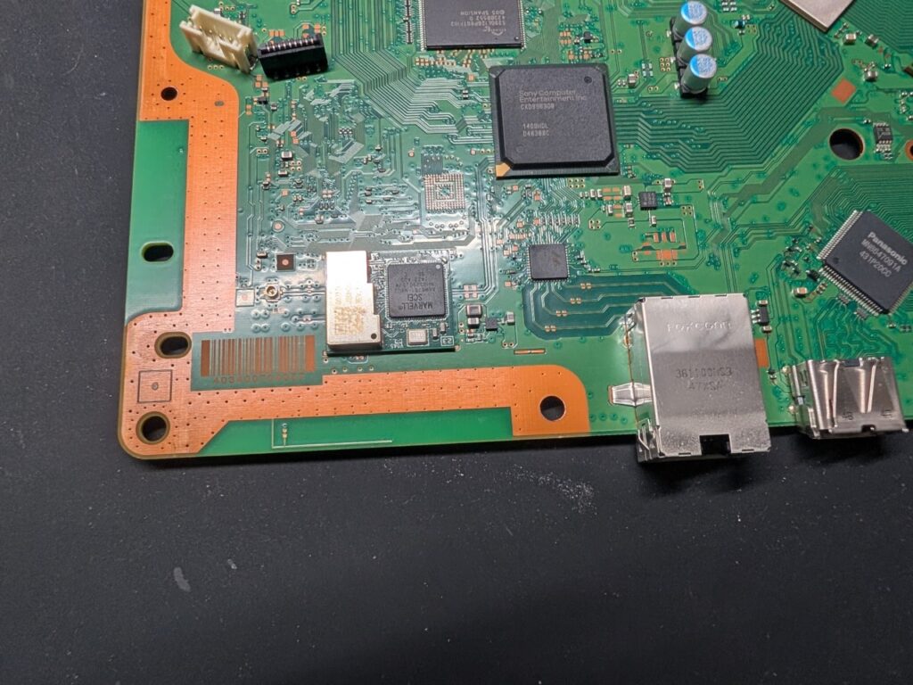 CECH-4300のメイン基板点検時の写真