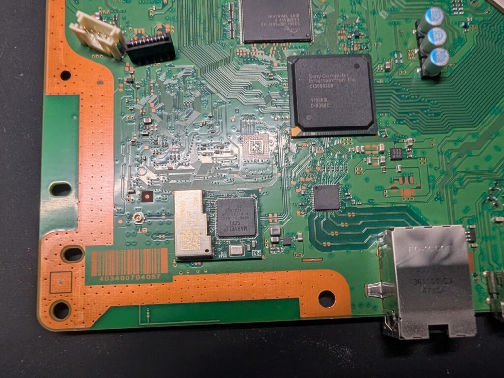 CECH-4300のメイン基板修理時の写真