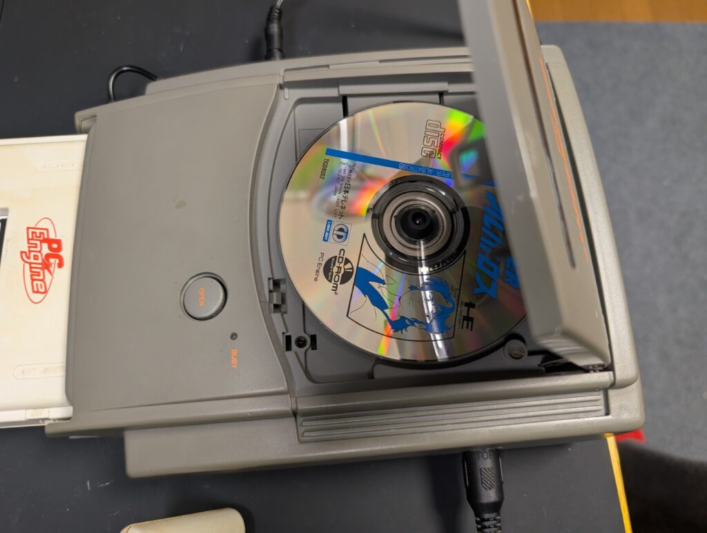 スーパーCD-ROM2の動作点検時の写真