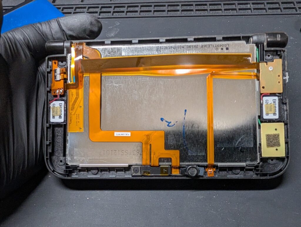 3DSLLの上側内部の写真