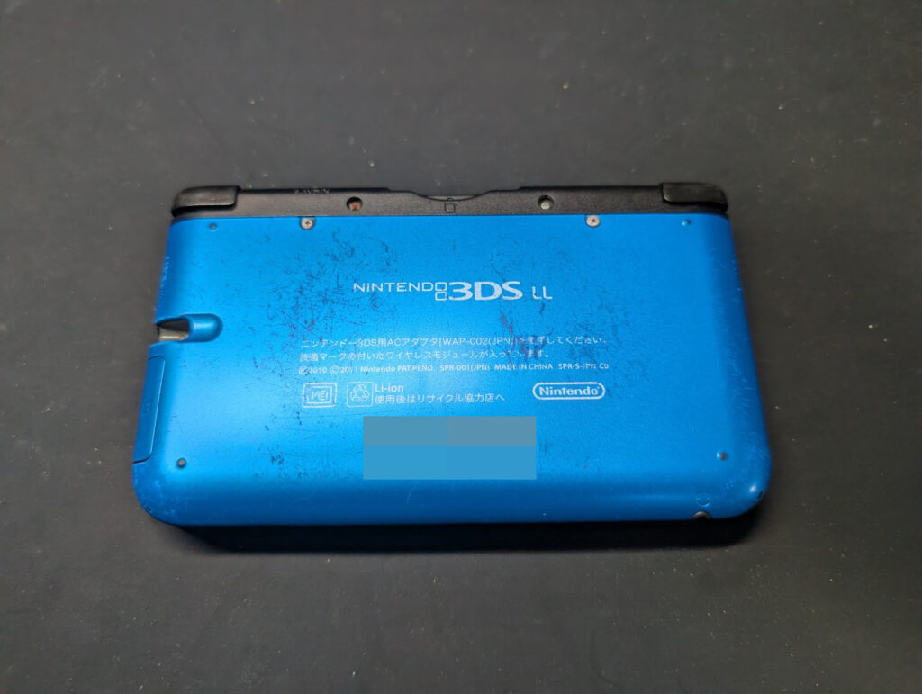 3DSLLのスピーカーケーブル交換時の写真