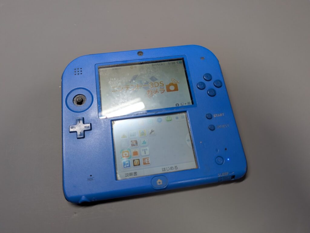 タッチパネルが反応しない2DSの写真