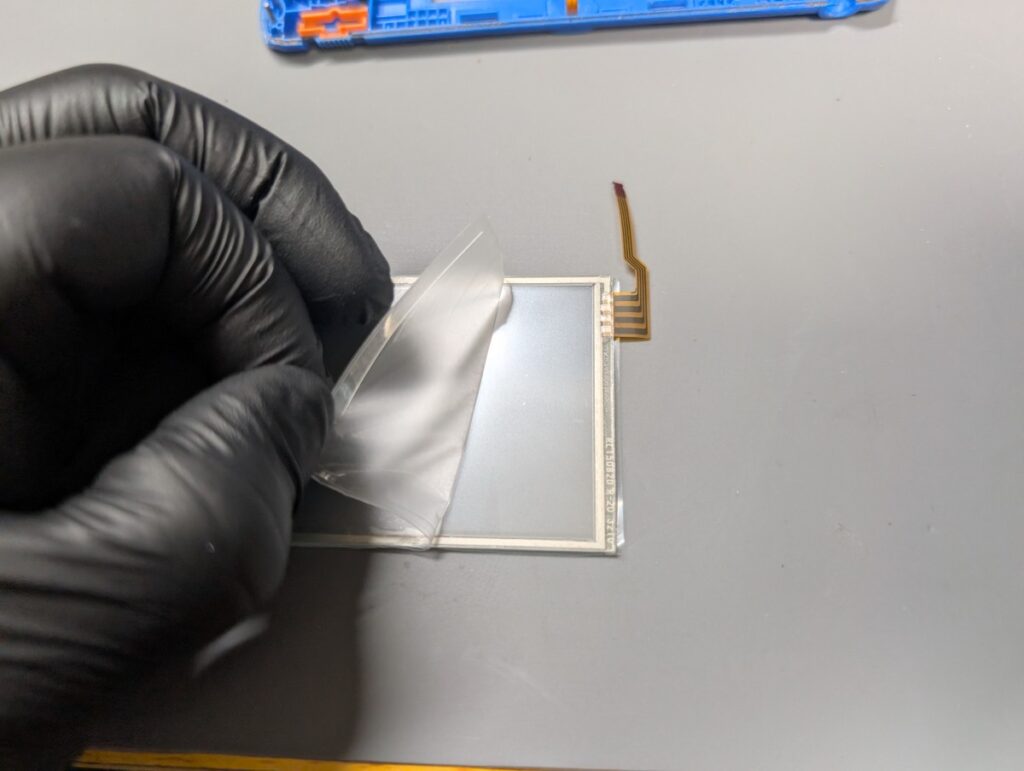 2DSの新しいタッチパネルの写真