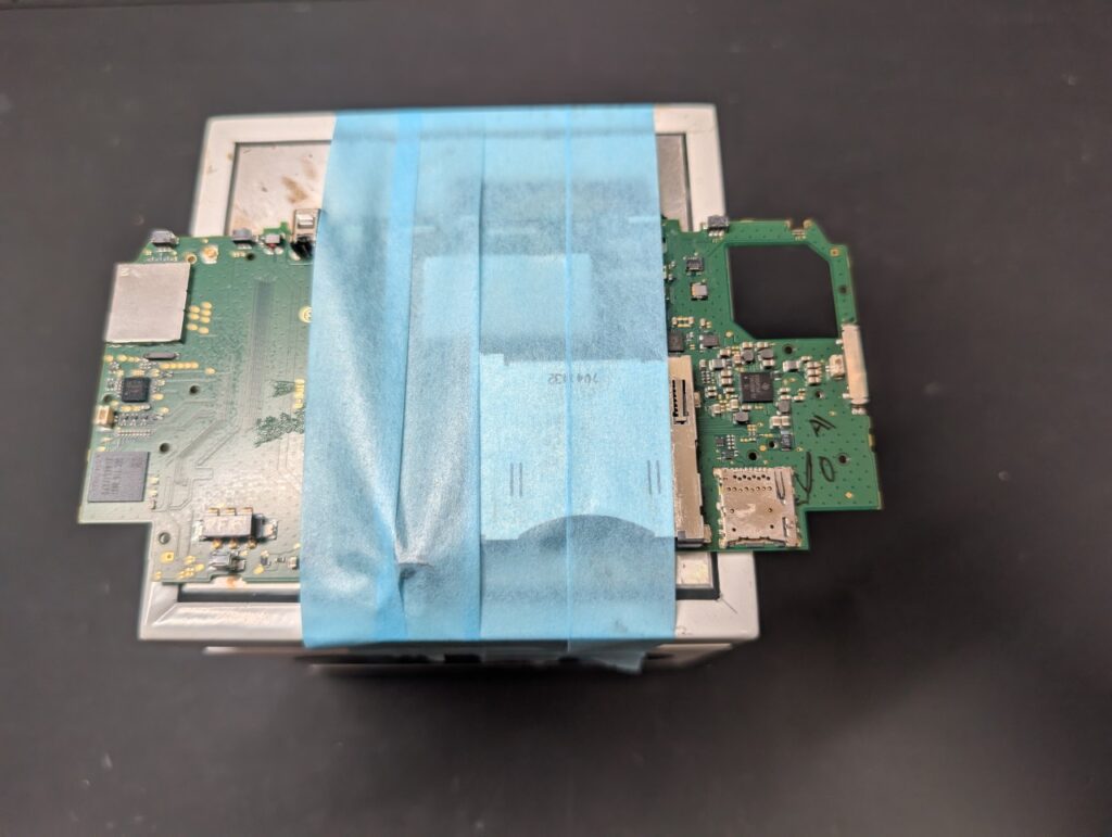 2DSLLの基板修理時の写真