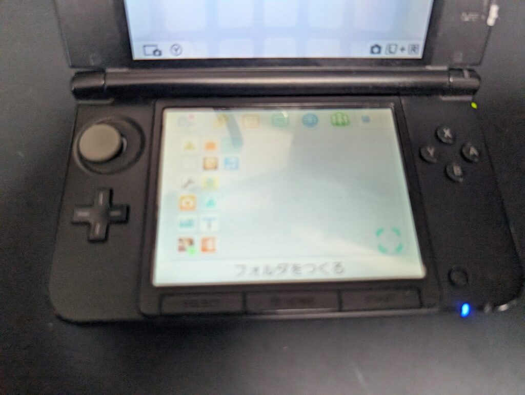 3DSLLの分解時の写真