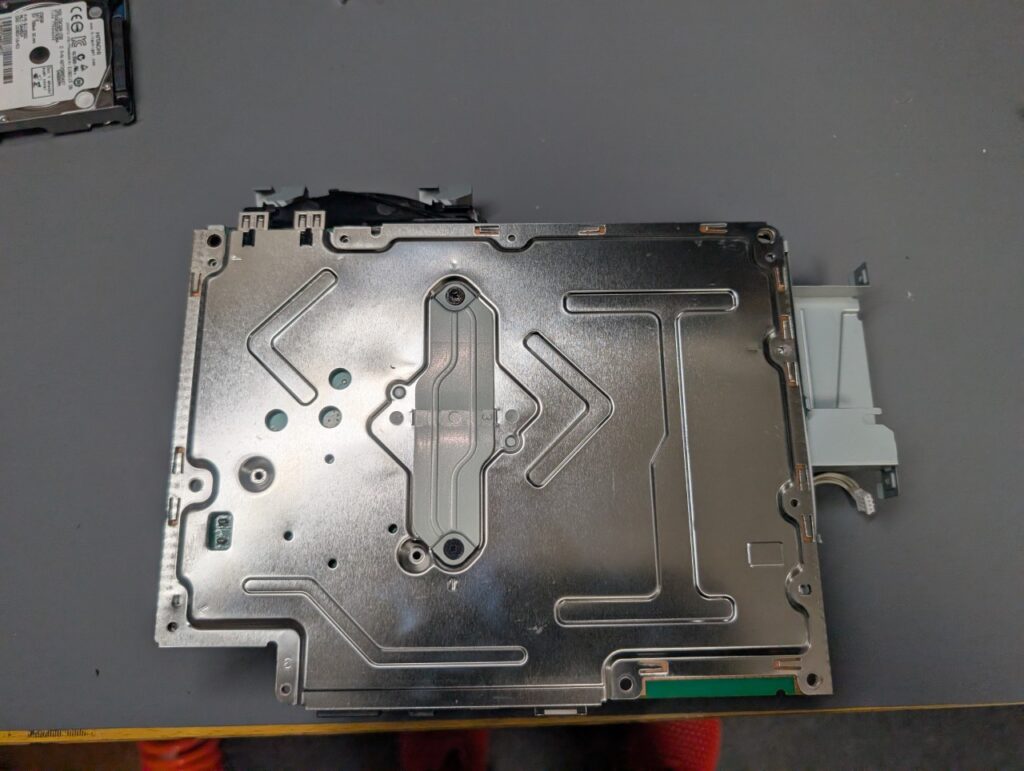 アップデートに失敗するCECH-4000Bの修理後の動作確認時の写真