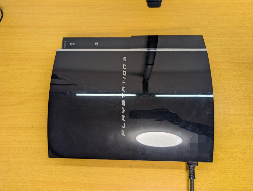 ゲームプレイ中に電源が落ちてしまうCECHA00の写真