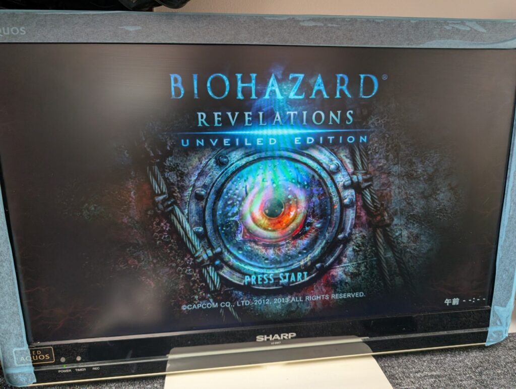 CECHA00の基板修理後の動作確認時の写真