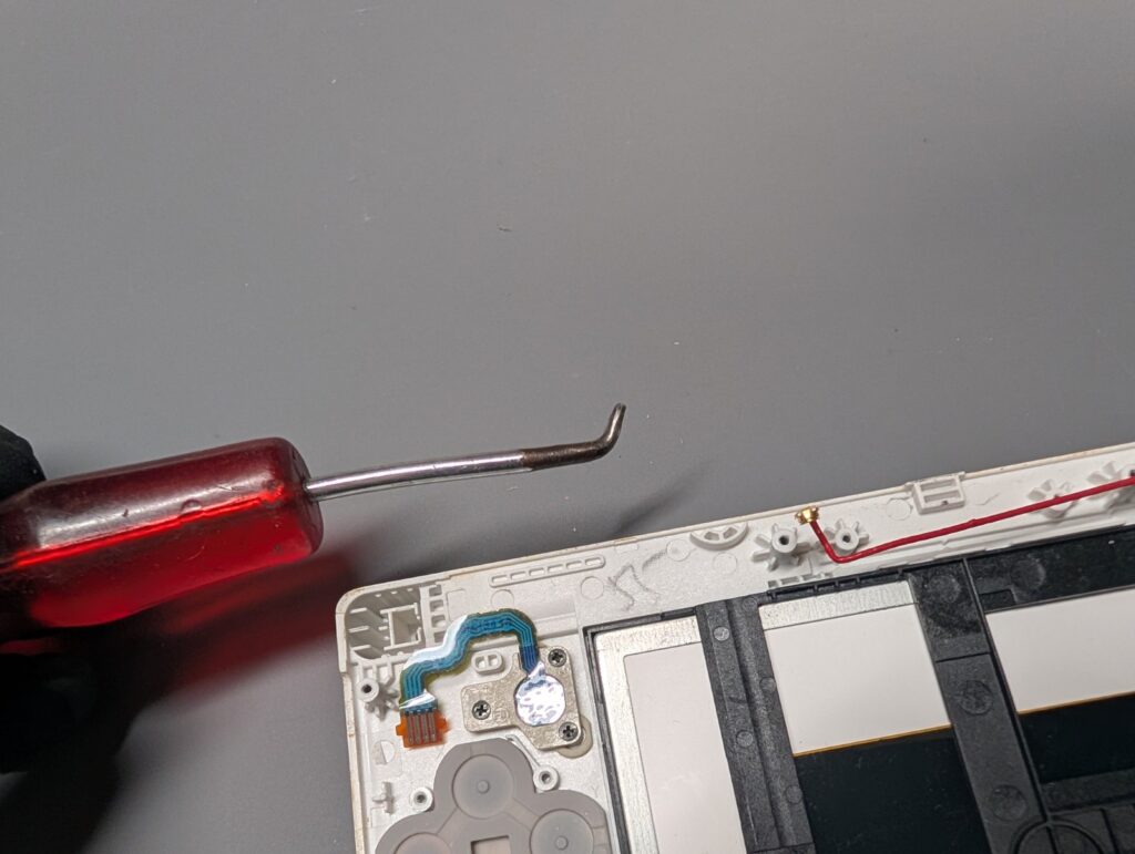 NEW3DSLLの上下分離時の写真