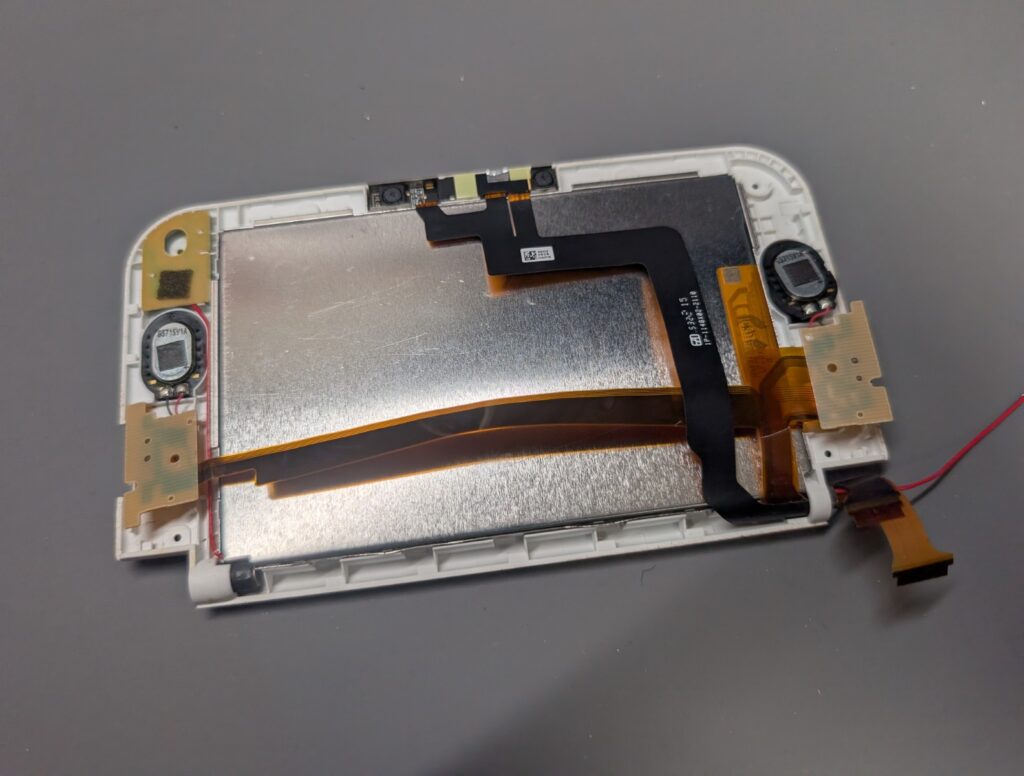 NEW3DSLLの上画面交換時の写真