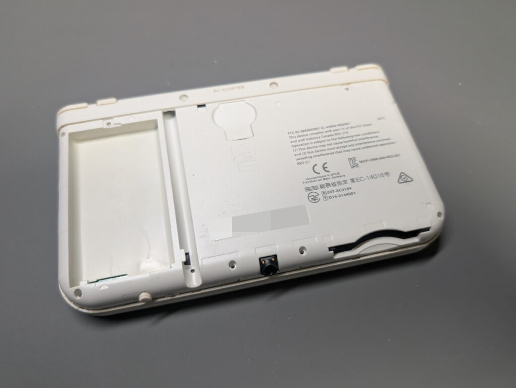 NEW3DSLLの動作確認時の写真