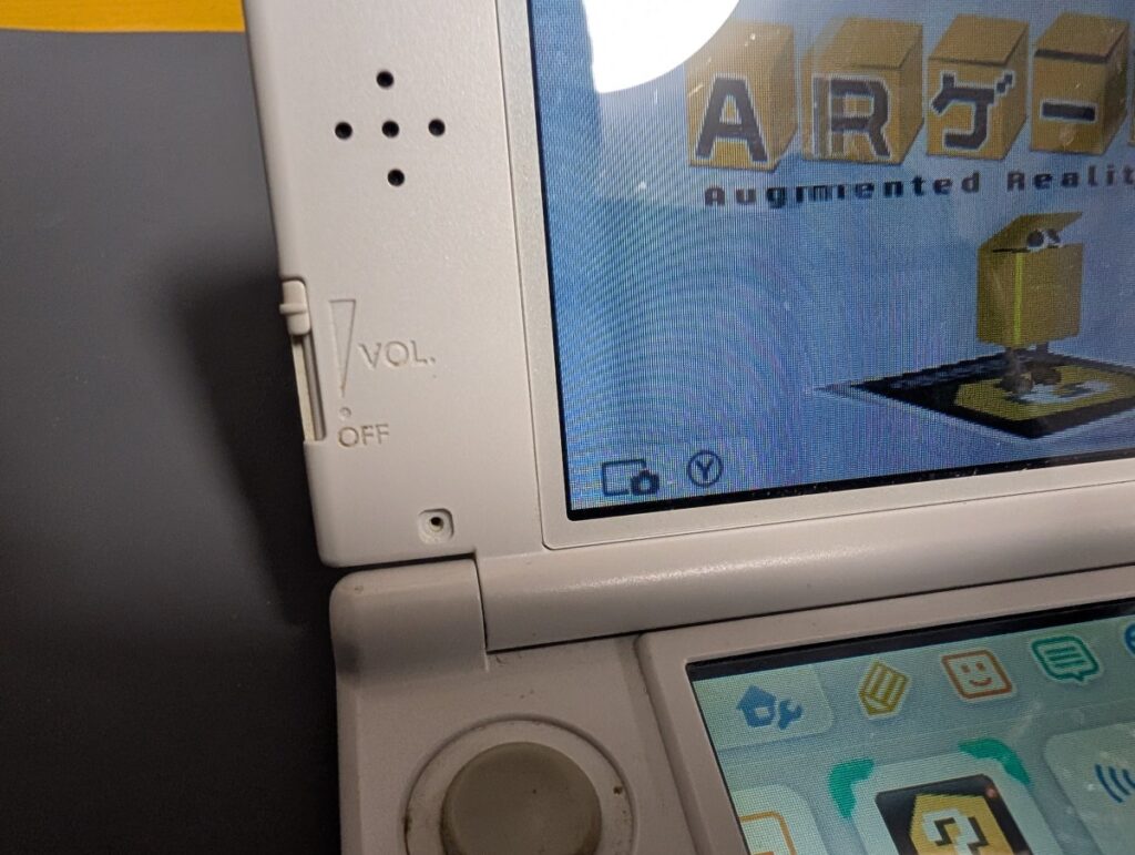 NEW3DSLLの動作確認時の写真