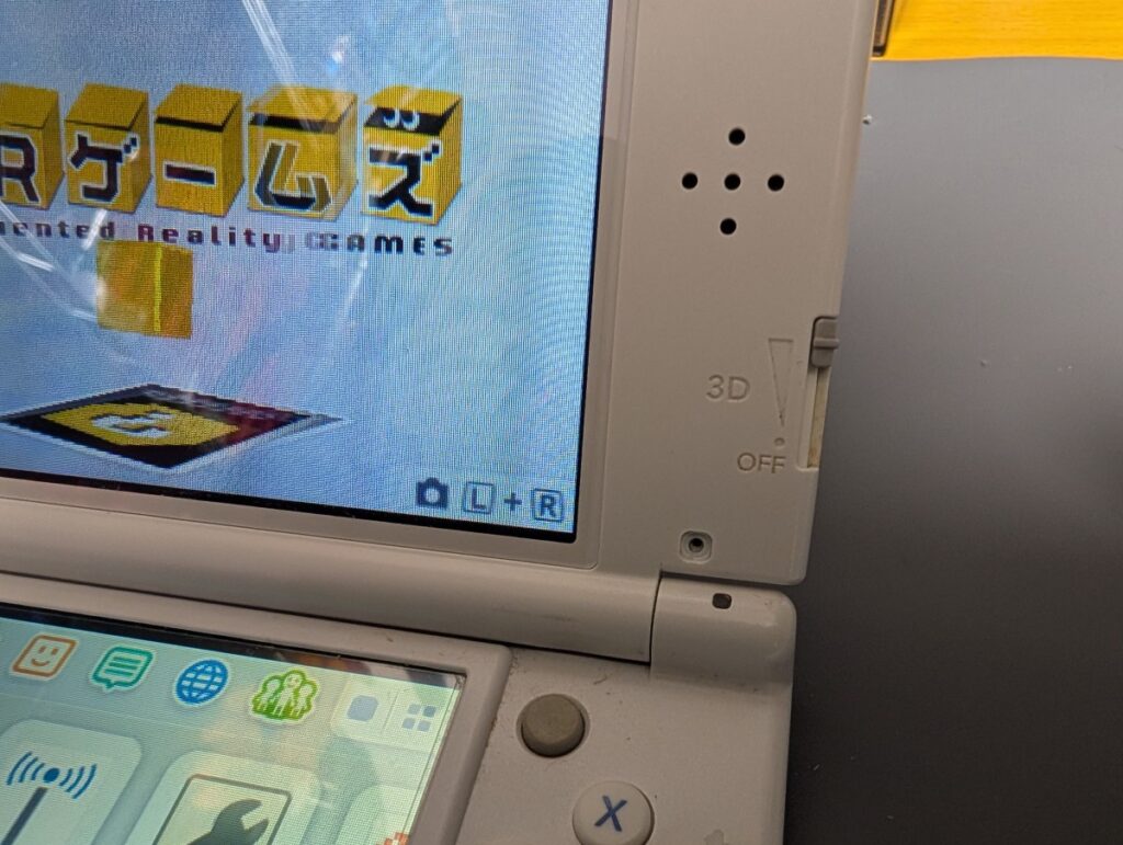 NEW3DSLLの動作確認時の写真