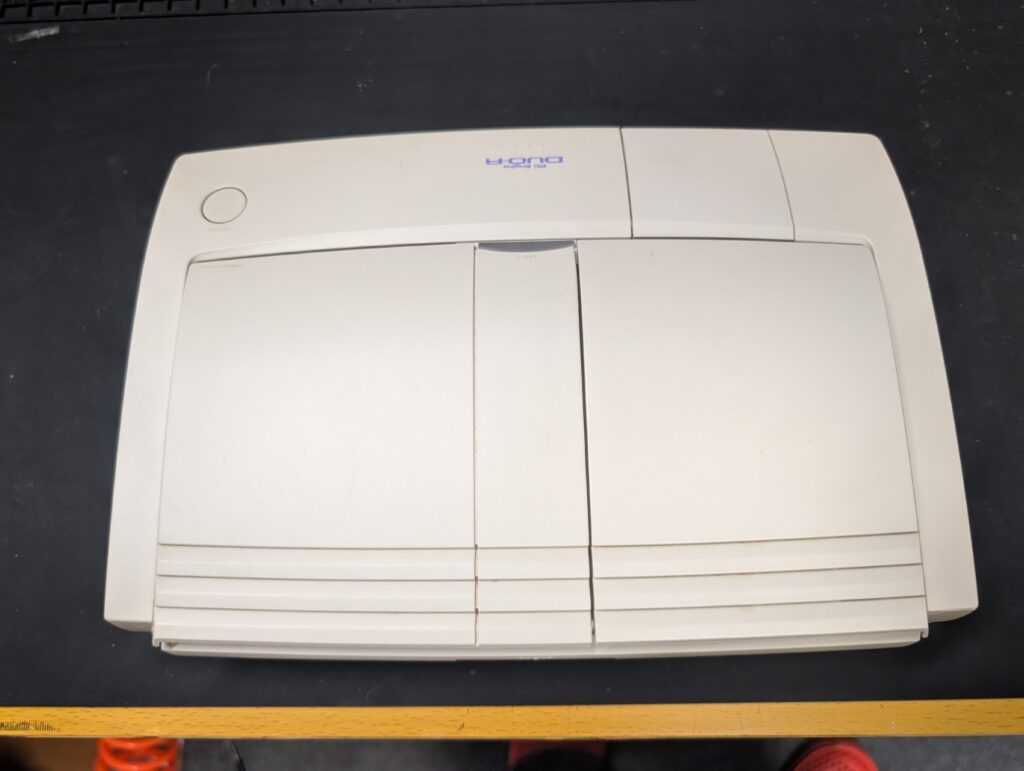 PCエンジンDUO-Rの基板修理後の組み立て後の写真