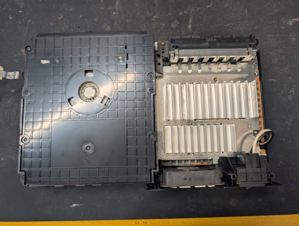 SCPH-39000の清掃時の写真