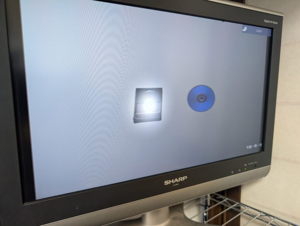 SCPH-39000の動作確認時の写真