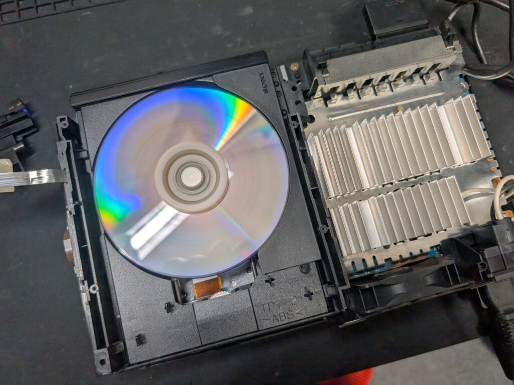 SCPH-30000の動作点検時の写真