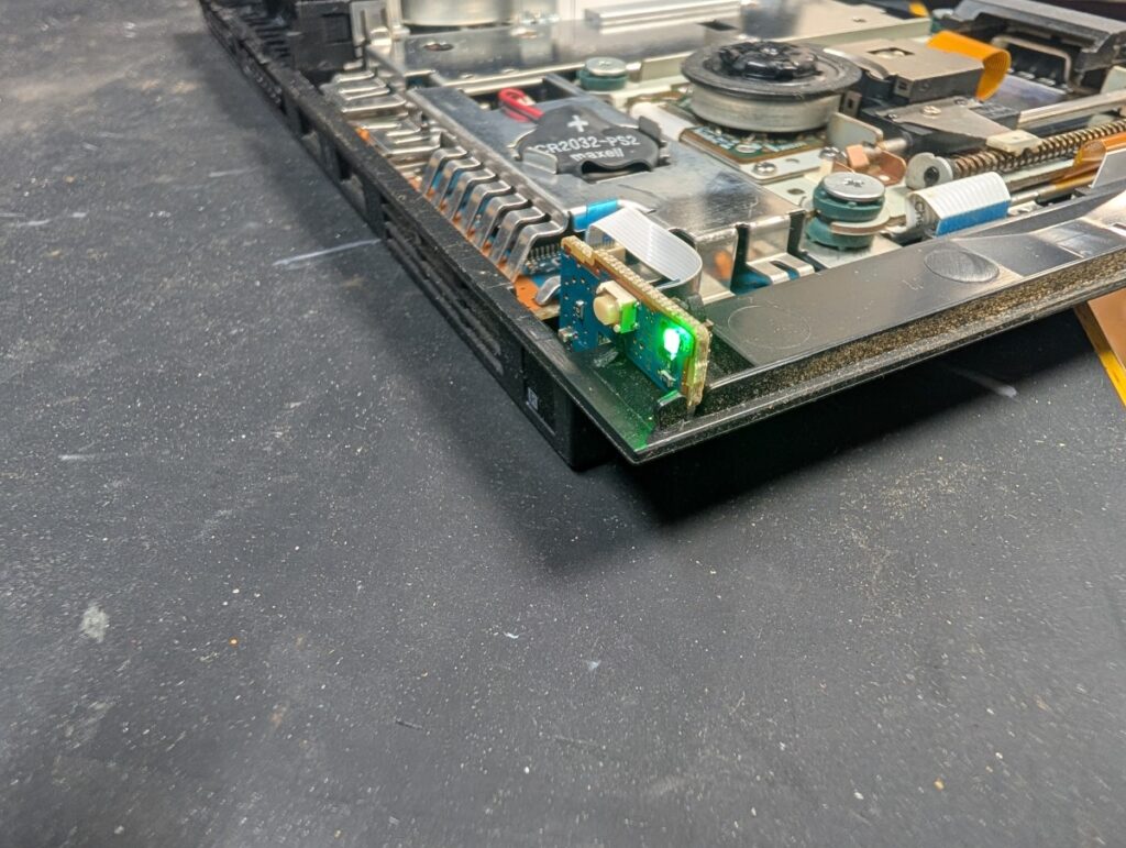 SCPH-70000の動作確認時の写真