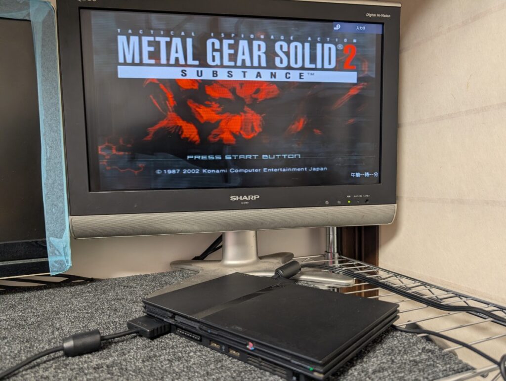 SCPH-70000の修理完了時の写真