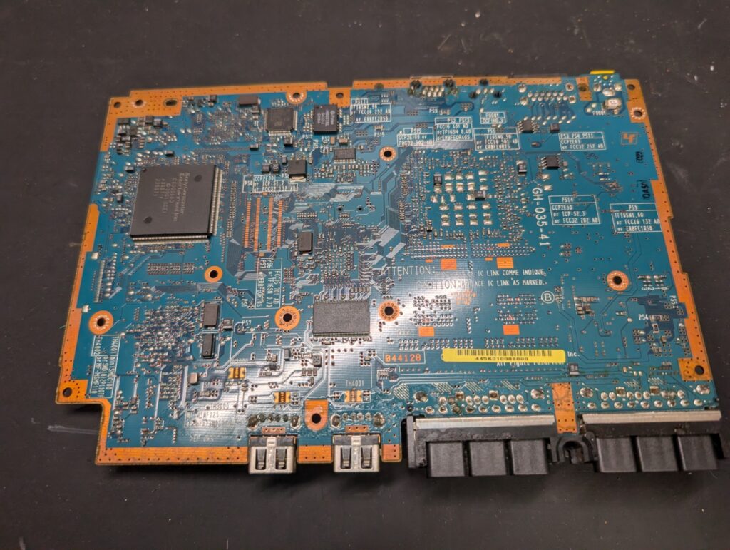 SCPH-70000の基板点検時の写真