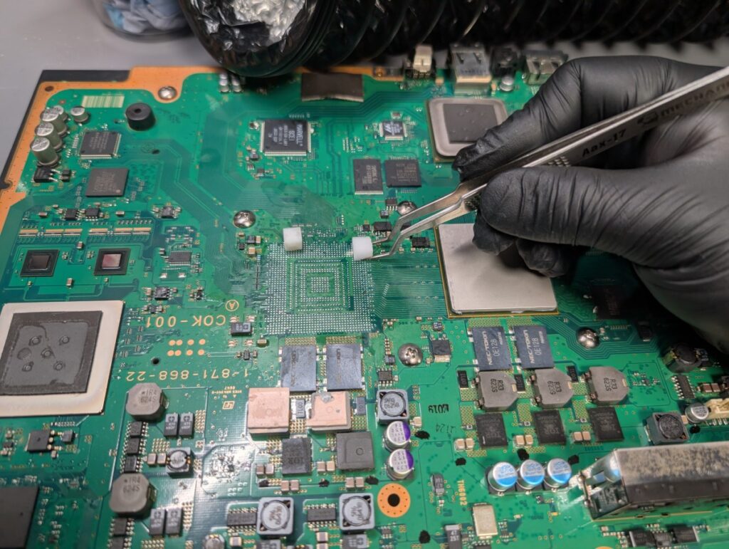 CECHA00のメイン基板清掃時の写真