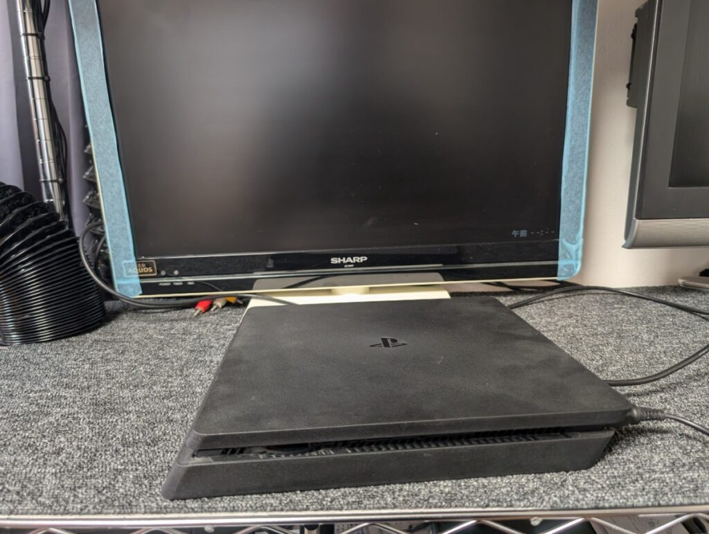 映像が出力されないCUH-2200の写真