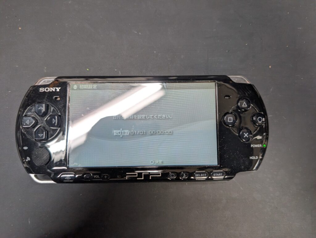 〇ボタンが反応しないPSP-3000の写真