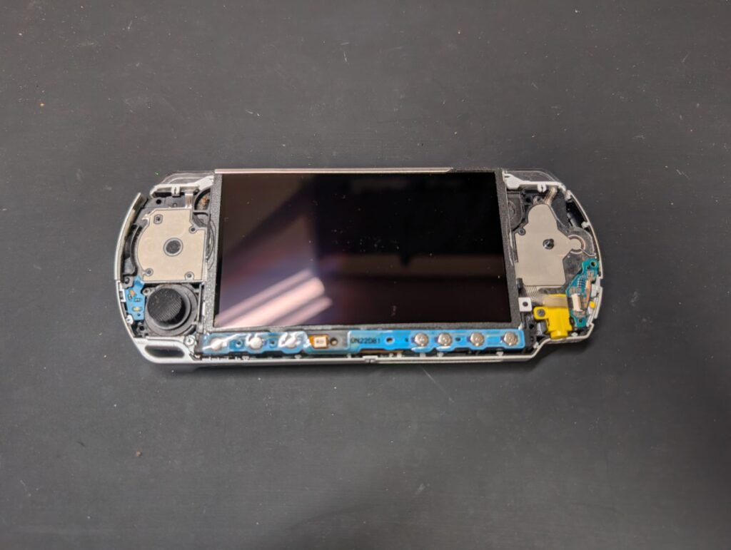 PSP-3000の内部の写真