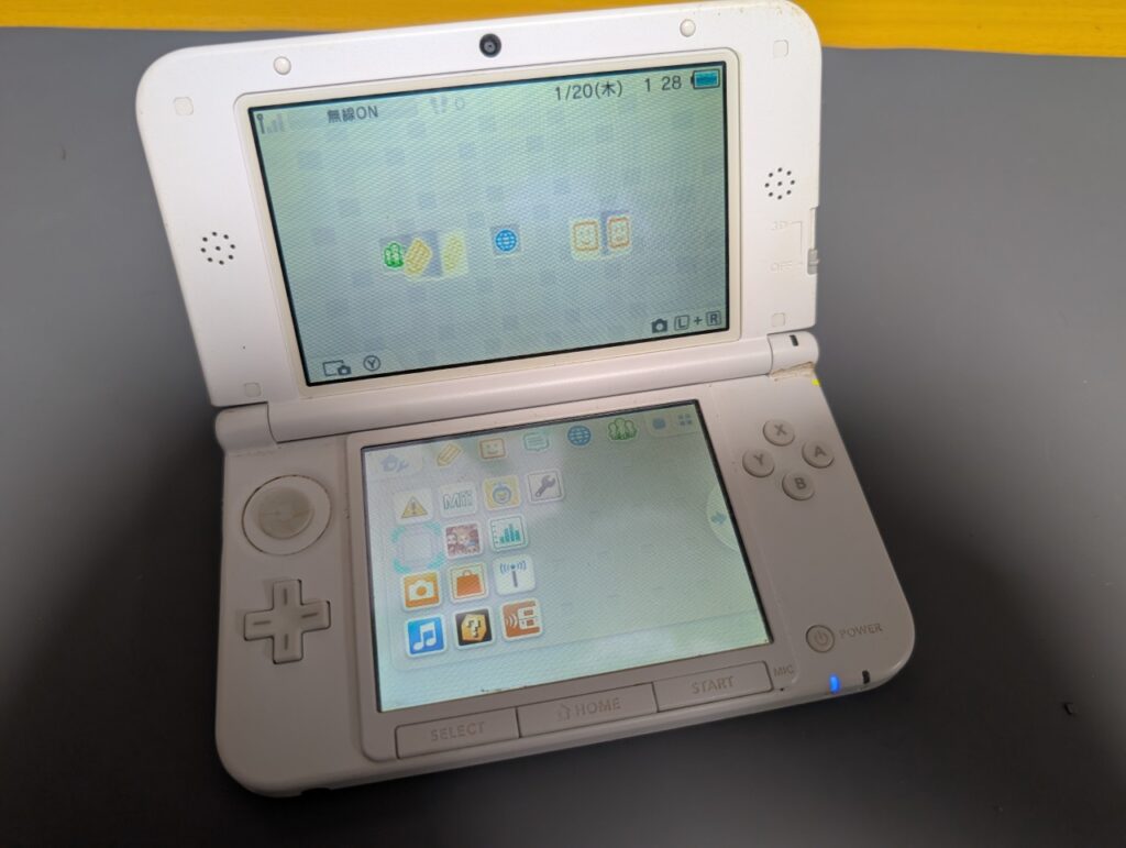 十字キーが反応しない3DSLLの写真