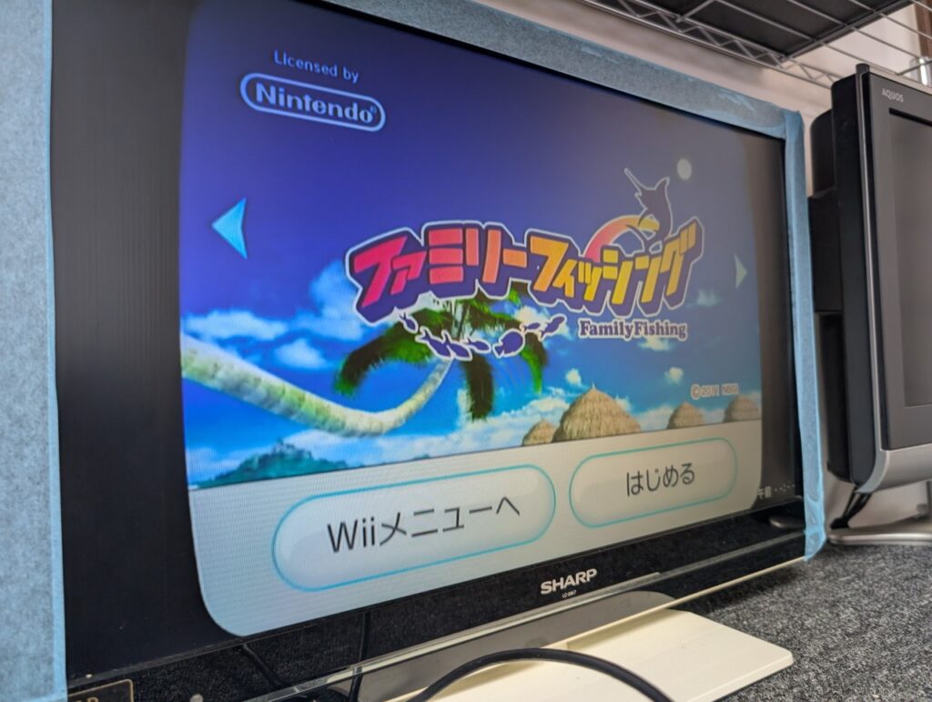 Wiiのピックアップレンズ交換後の動作確認時の写真