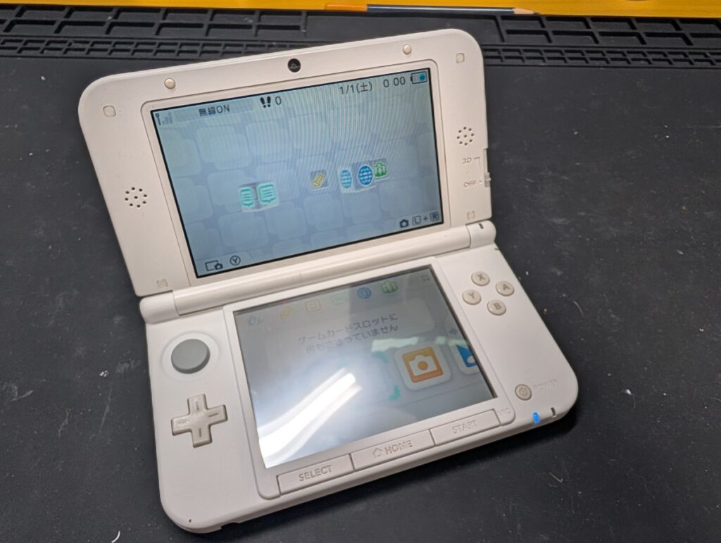 3DSLLの動作確認時の写真