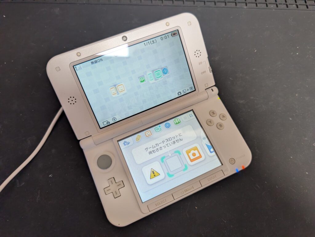 3DSLLのカスタマイズ完了後の写真