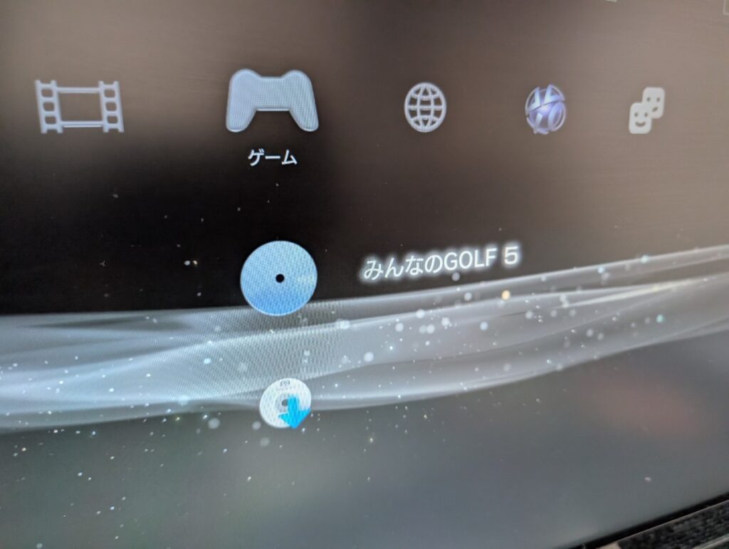 CECHA00のピックアップレンズ交換後の動作確認時の写真
PS3(ブルーレイ)規格読み込み時
