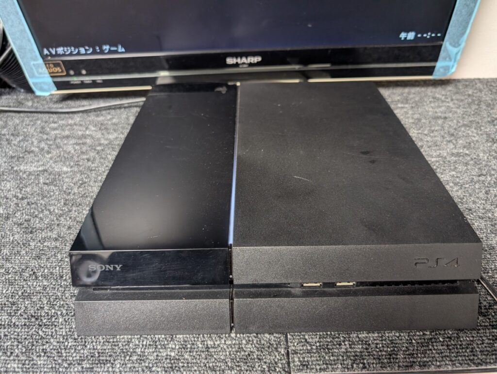 HDMI出力ができないCUH-1100A本体の写真