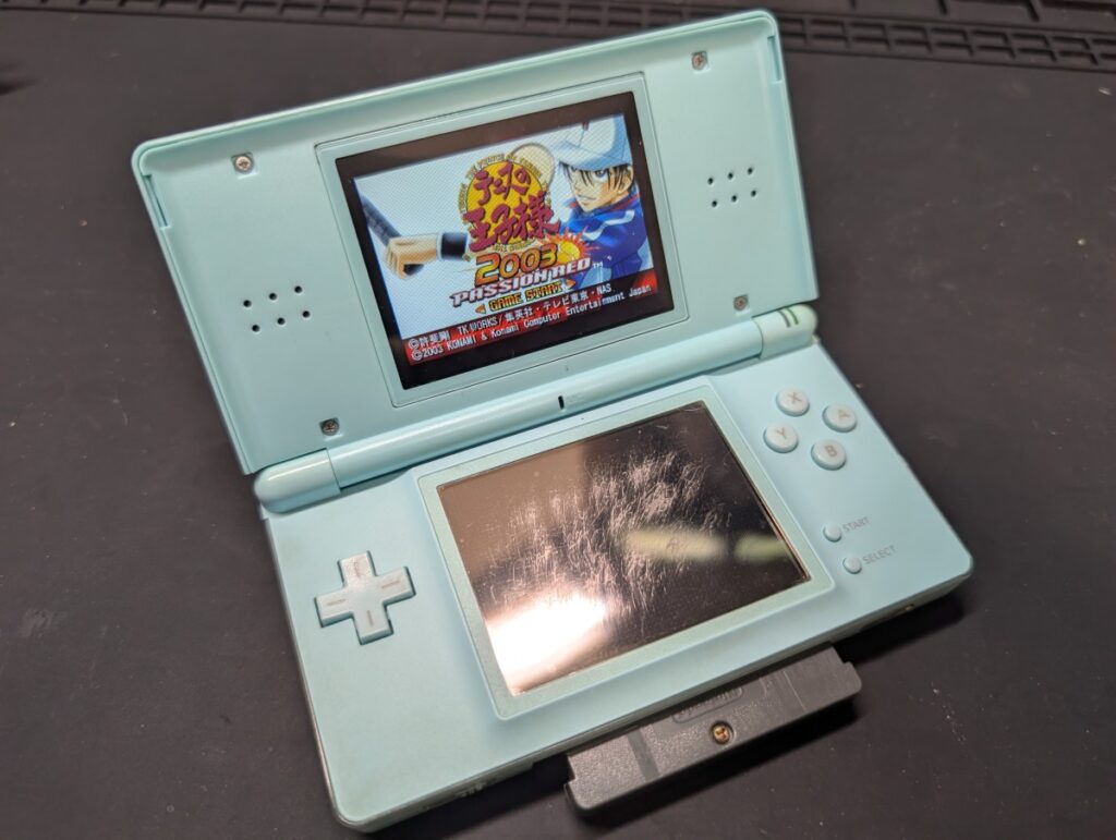 DS Liteの動作確認時の写真