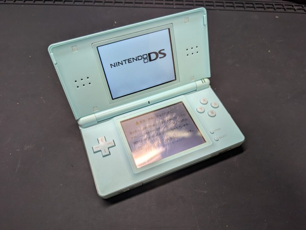 DS Liteの動作確認時の写真