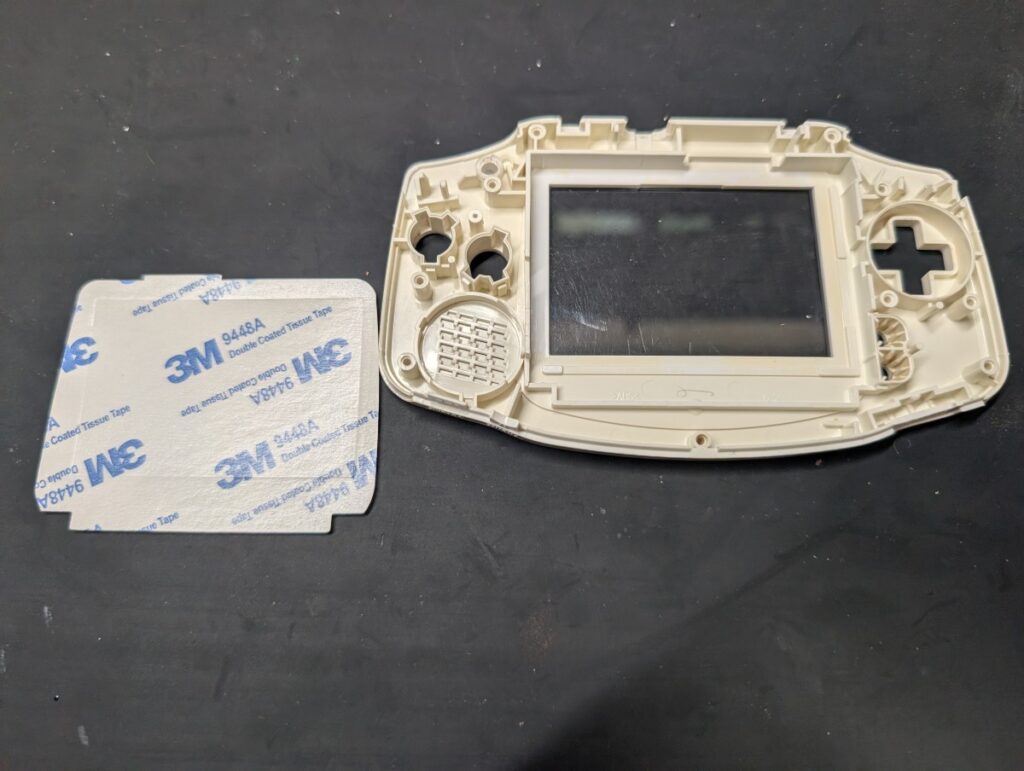 GBAのIPS液晶取り付け順序1