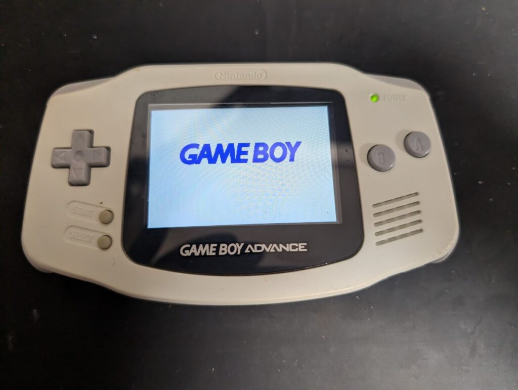 GBAの組み立て後の写真