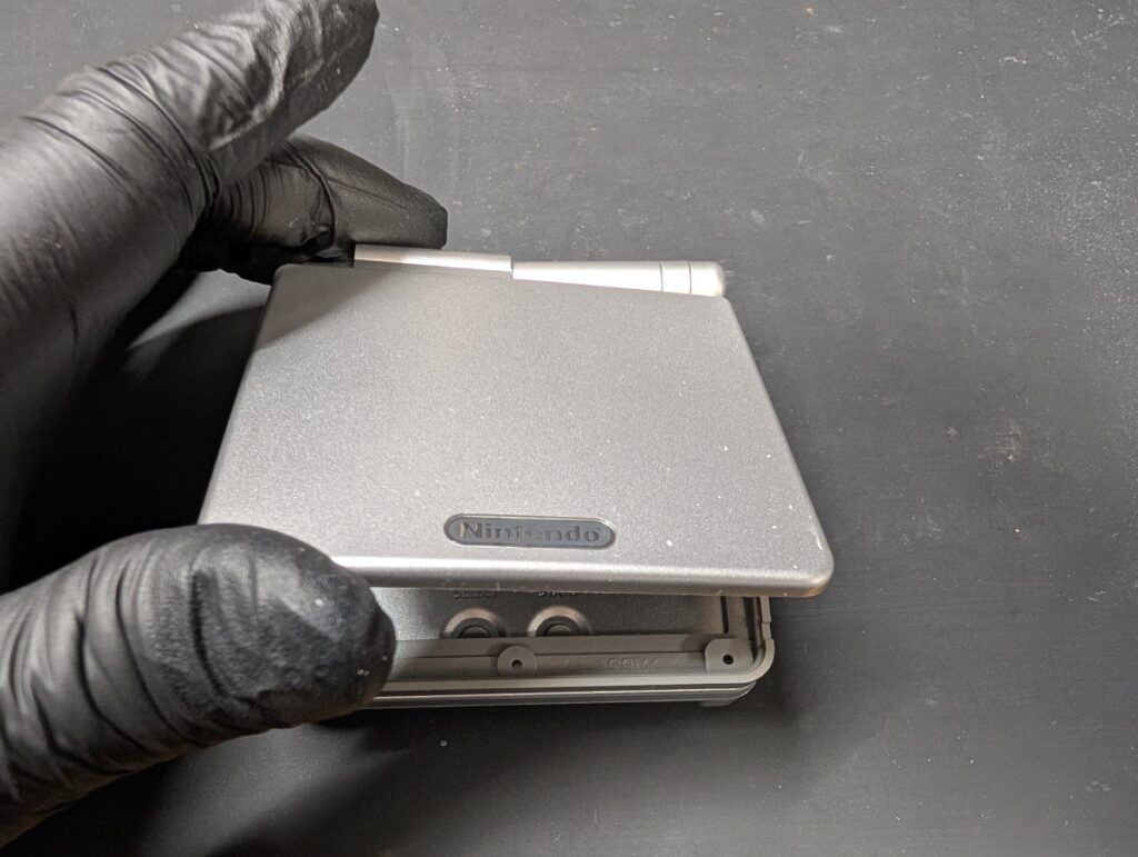 GBASPの上部カバー取り外し時の写真