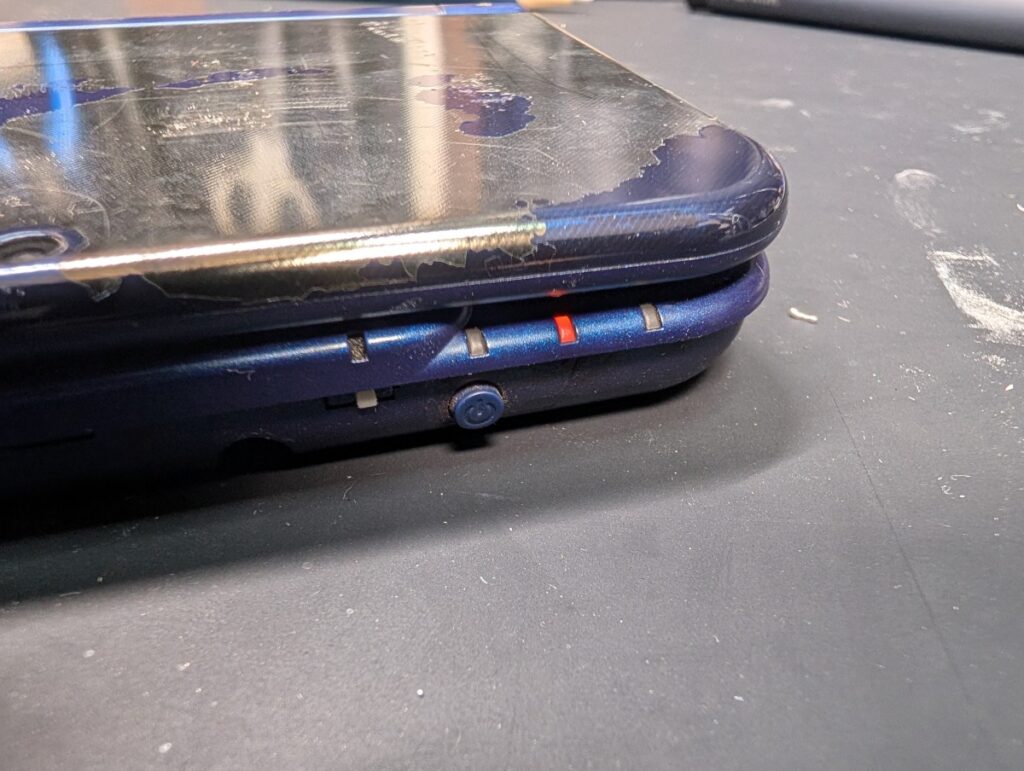 NEW3DSLLを組み立てて、動作確認を行っているときの写真