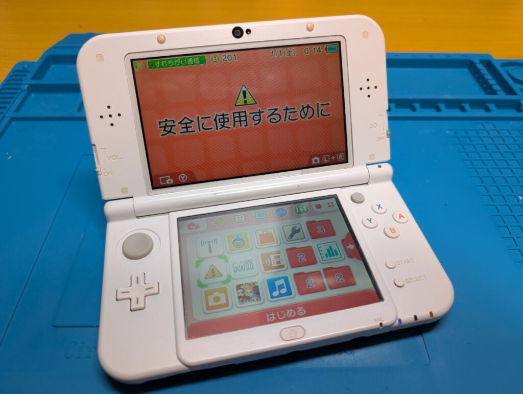 Newニンテンドー3DS/3DS LL ボタン不良(ABXY・十字キー)の修理時の写真