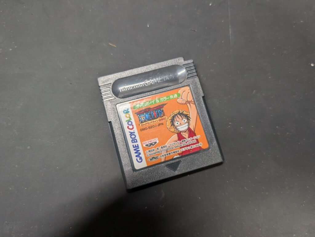 ゲームボーイカラーのカセットの写真