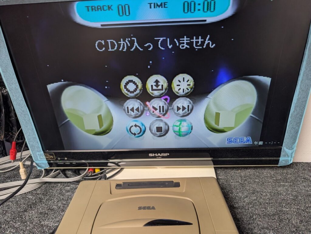 セガサターンのゲームディスク読み込み中の写真

読み込み失敗