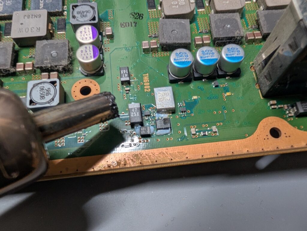 CECHA00の基板修理時の写真