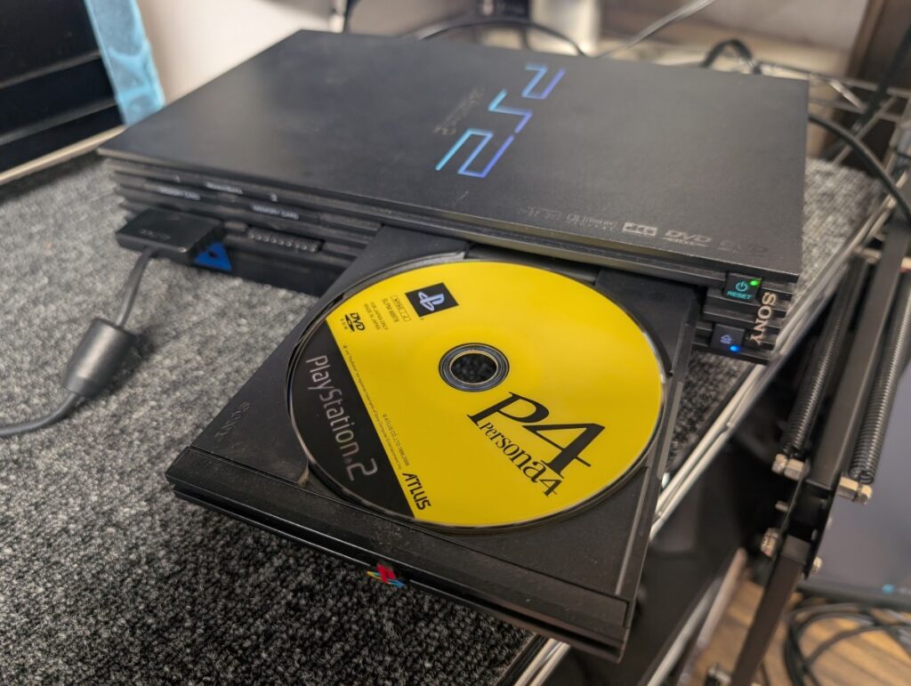 SCPH-18000の修理後の動作確認時の写真