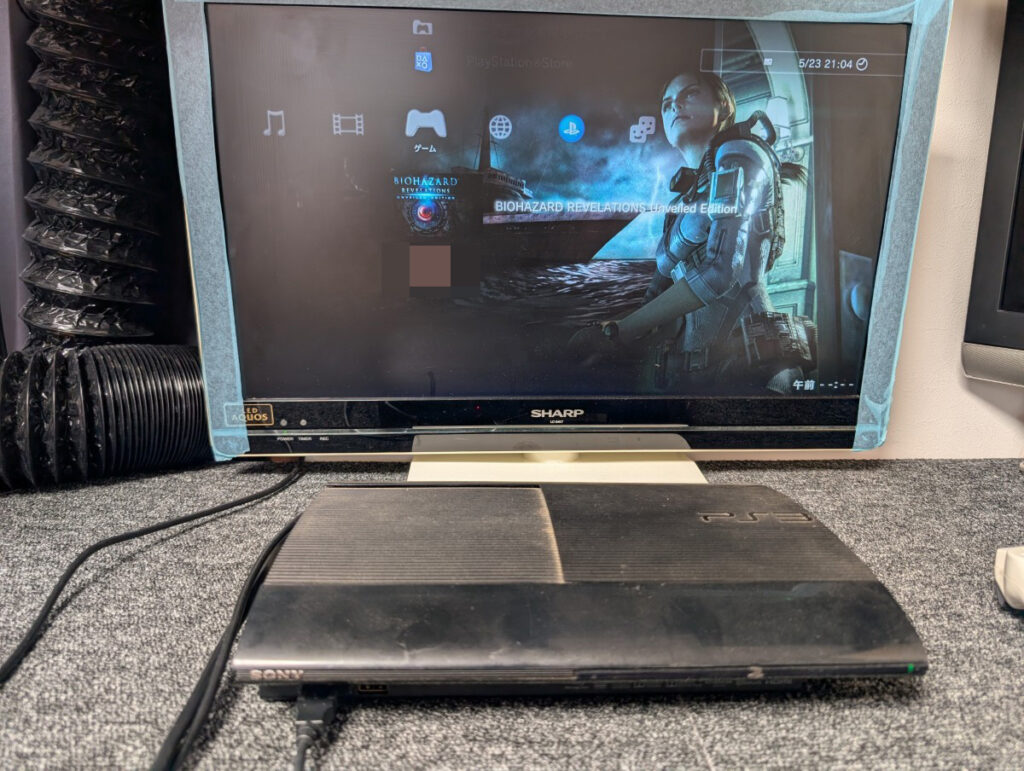 CECH-4300のピックアップレンズ交換後の最終確認時の写真