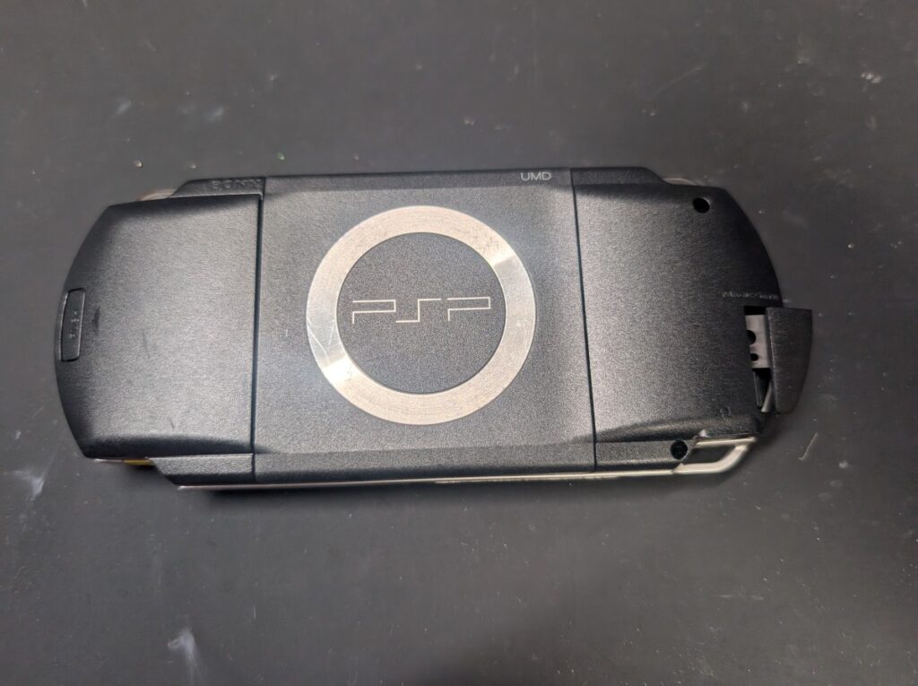 PSP-1000の裏側の写真