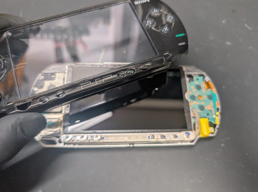 PSP-1000の分解時の写真