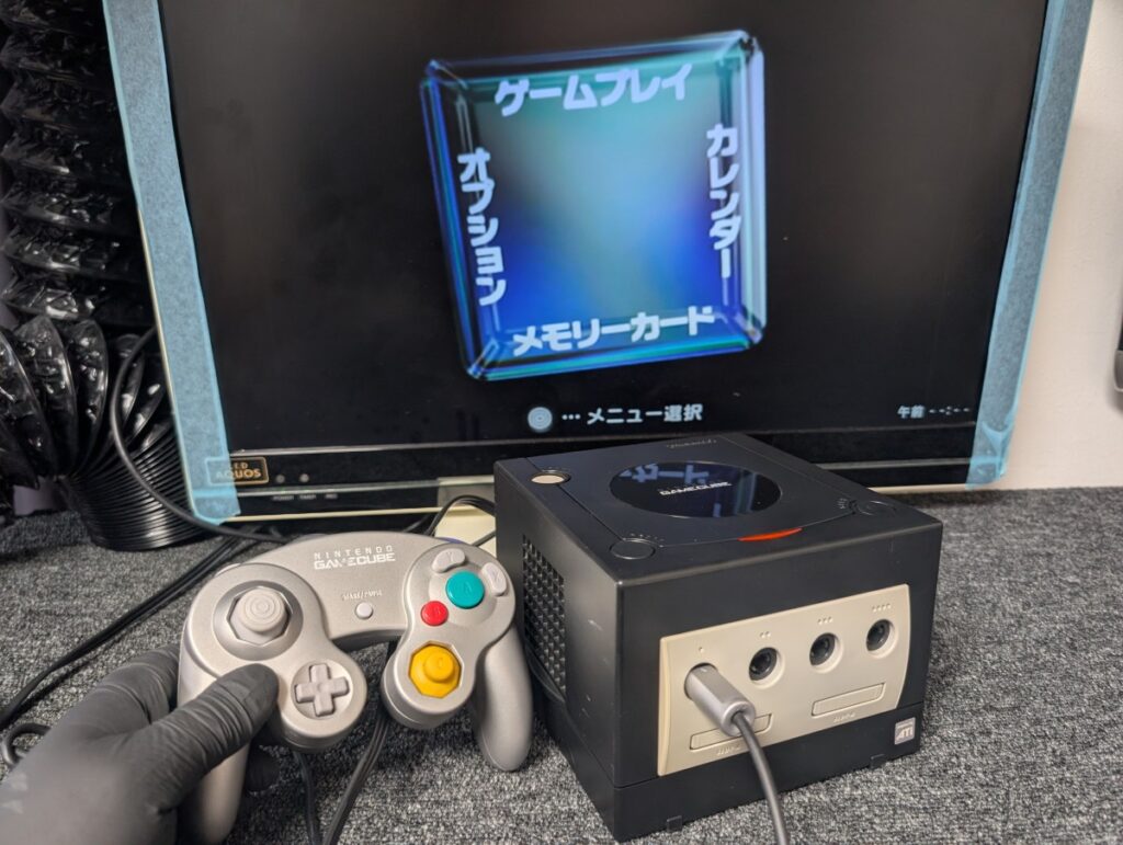 コントローラーが反応しないゲームキューブの写真